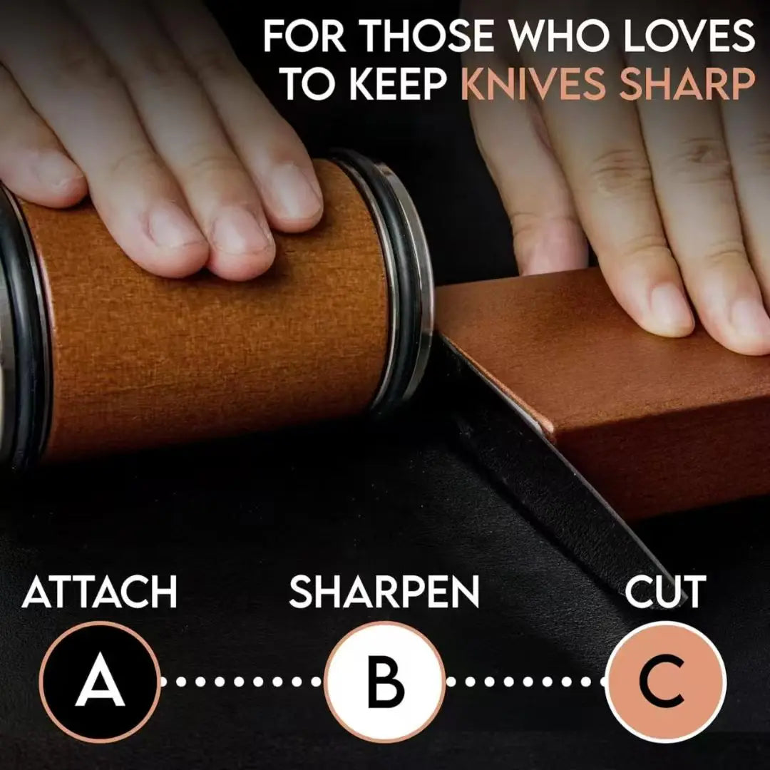 SharpCut™ 360° Diamond Rolling Knife-Sharpener